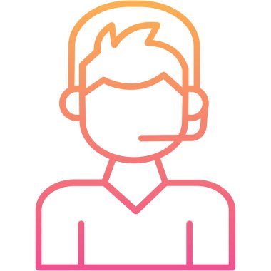 man simgesi vektör illüstrasyonu