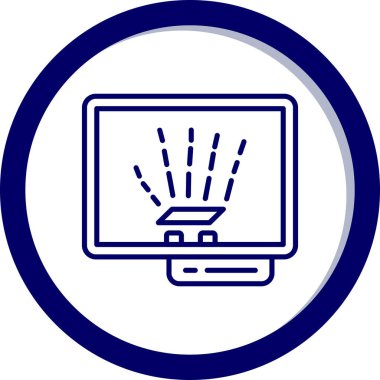 ekran simgesi olan dizüstü bilgisayar