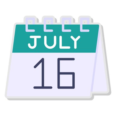 16 Temmuz takvim simgesi