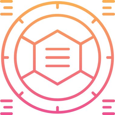 Modern bir simgenin vektör illüstrasyonu