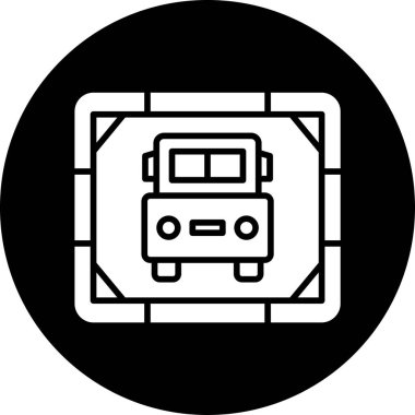 Modern otomatik simge eksikliğinin vektör illüstrasyonu