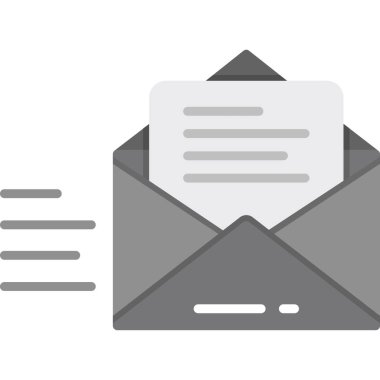 e-posta simgesi düz biçimli