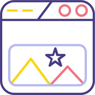 seo modern simgesinin vektör illüstrasyonu