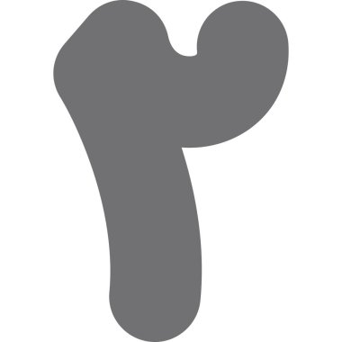 İnsan anatomisi vücut simgesi ana hatlar biçiminde