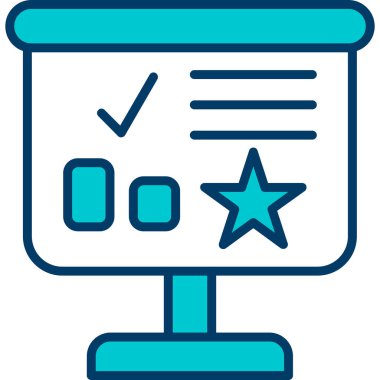 Bir web simgesinin vektör illüstrasyonu