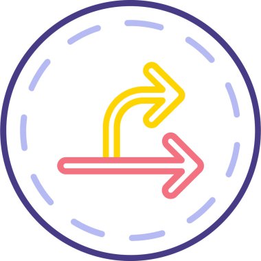 Ok. Web simgesi basit tasarım