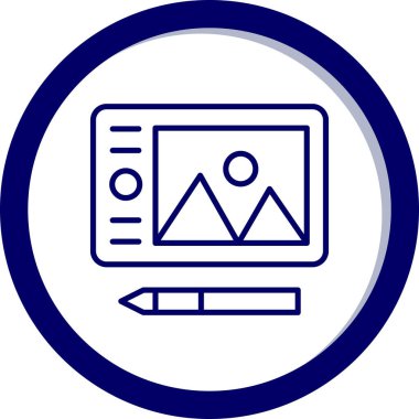 Seo simgesinin vektör illüstrasyonu