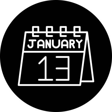 Takvim simgesi vektör illüstrasyonu