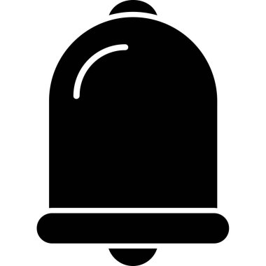 Çan simgesinin vektör illüstrasyonu