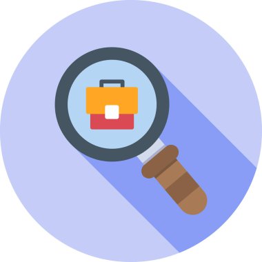 büyütme cam vektör simgesi