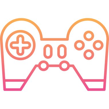 Oyun kolu. Web simgesi basit illüstrasyon