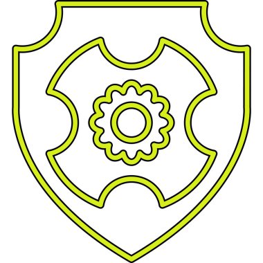 Ayçiçeği ikonlu kalkan