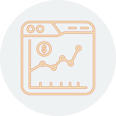 Dolar sembollü modern akıllı telefonun vektör çizimi