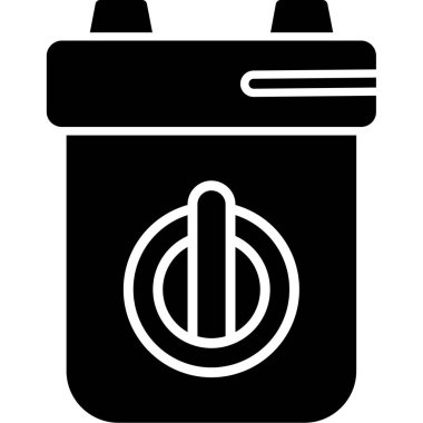 şişe içecek ikonu, vektör illüstrasyonu