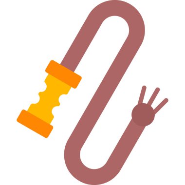 Anahtar ikon vektör çizim öğesi ile el. Web için vektör illüstrasyonu