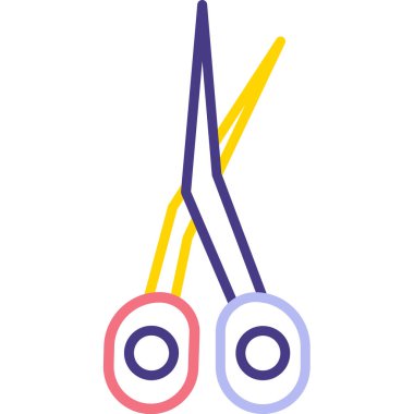 Çizgi film simgesinin vektör çizimi