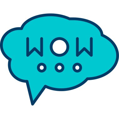 Kelimeli konuşma balonu.