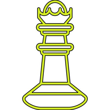 Satranç kralı satranç taşı simgesi