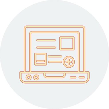 seo modern simgesinin vektör illüstrasyonu