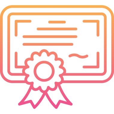 Modern eğitim ikonunun vektör illüstrasyonu