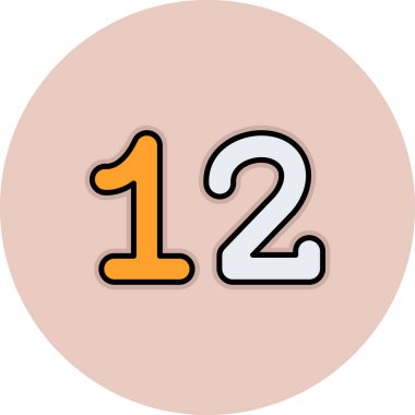 iki numaralı vektör simgesi