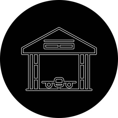 Yapı simgesinin vektör illüstrasyonu