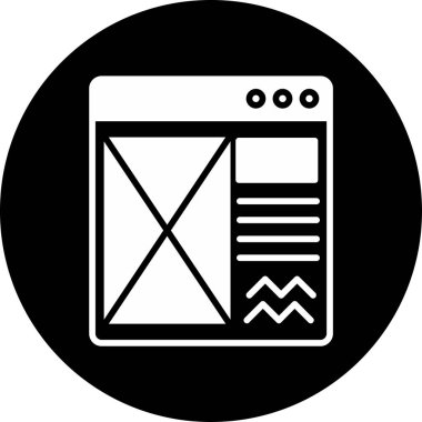 seo modern simgesinin vektör illüstrasyonu