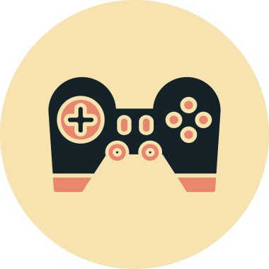 joystick simgesinin vektör çizimi