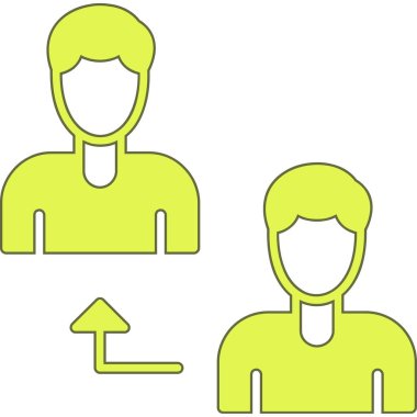 insanlar simge vektör illüstrasyonu