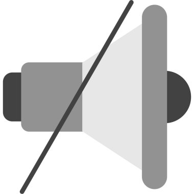 Hoparlör vektör simgesi. düz simge sembolü.