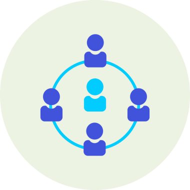 ağ paylaşım simgesi çizimi