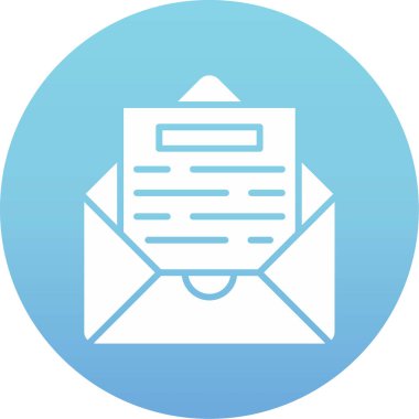 e- posta simgesi. düz vektör tasarımı.