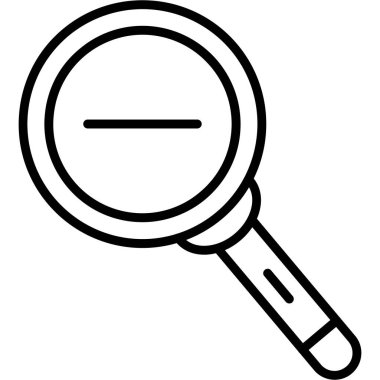 Büyüteç simgesi, vektör illüstrasyonu bul