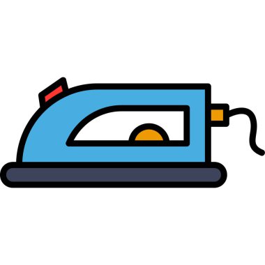 Güç kablosu ikonu vektörü. İnce çizgi işareti. izole edilmiş sınır sembolü çizimi