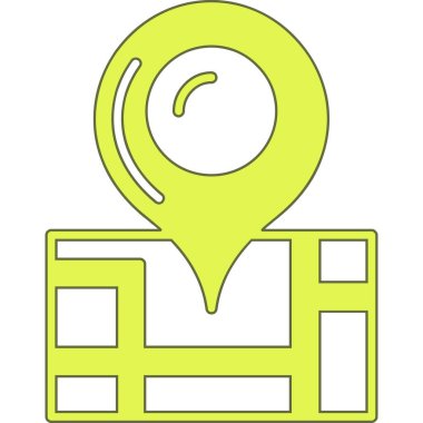 konum haritası pin simgesi