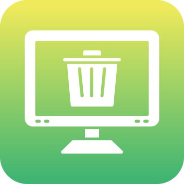 vektör geri dönüşüm kutusu simgesi