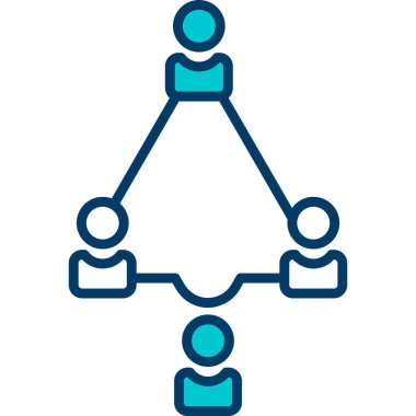 Bağlantı. Web simgesi basit illüstrasyon