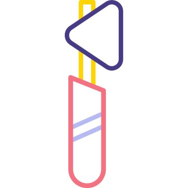 Kalem. Web simgesi basit illüstrasyon