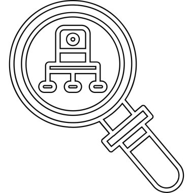 arama büyüteç simgesi, özet biçimi