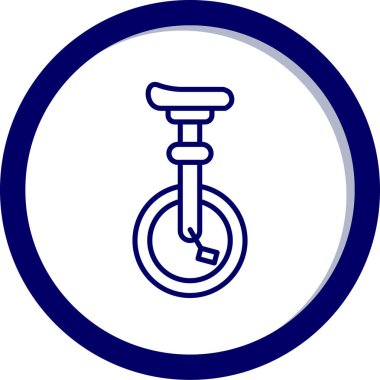 Bisiklet simgesinin vektör illüstrasyonu