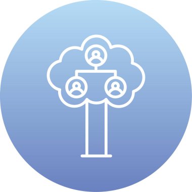 Bulut hesaplama. Web simgesi