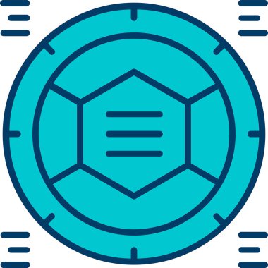 Bir b eksikliği simgesinin vektör çizimi