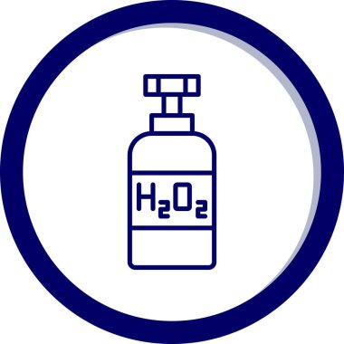 Web elementinin kimyasal ve modern simgelerinin vektör çizimi