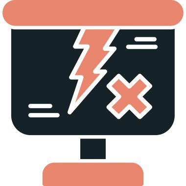 Pil. Web simgesi basit illüstrasyon