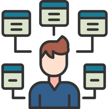 ağ paylaşımı. Basit resimleme