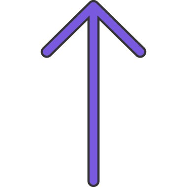 Ok simgesi. vektör illüstrasyonu