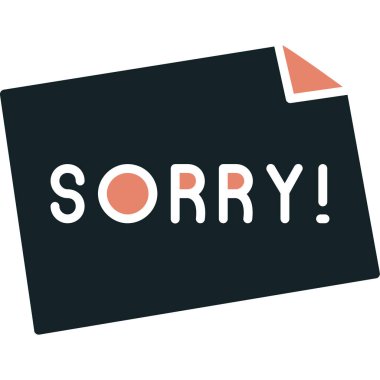 Üzgünüm modern düz renkli soyut afiş, işiniz için basit tasarım.