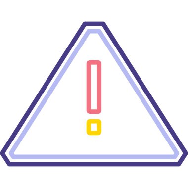 Yol simgesi, vektör illüstrasyonu