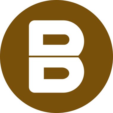 B Harfi vektör çizimi