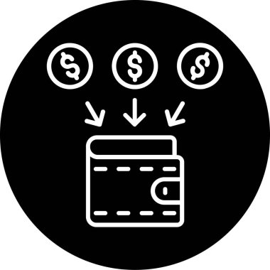 para simgesi vektör illüstrasyonu